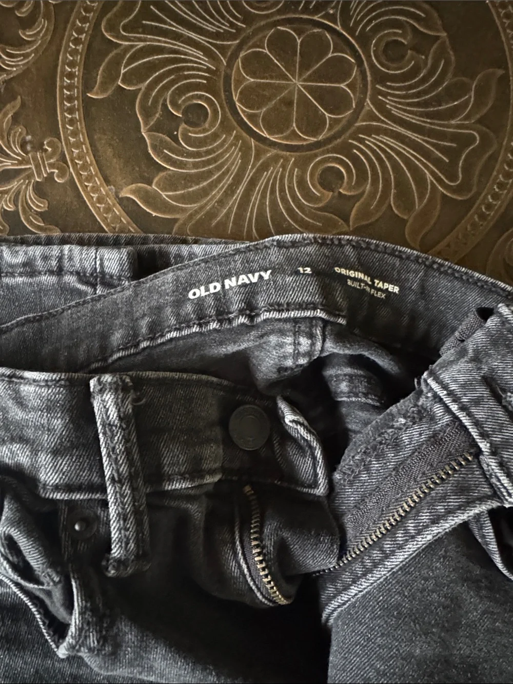 Old Navy Boys Charcoal Jeans